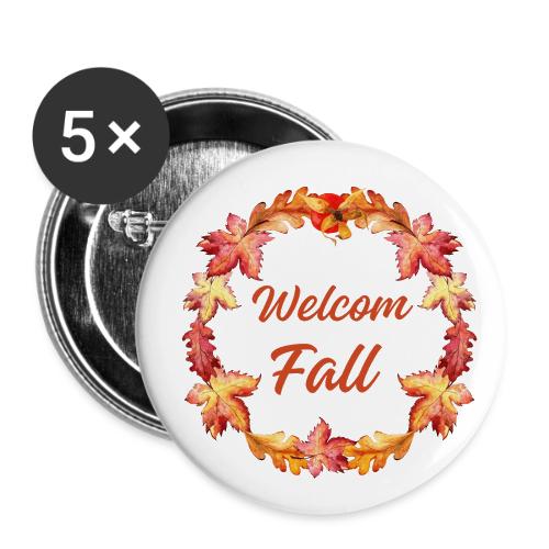 Welcome fall - Buttons small 1'' (5-pack)