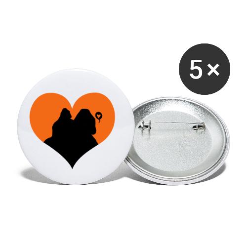 Gorilla Love - Buttons small 1'' (5-pack)