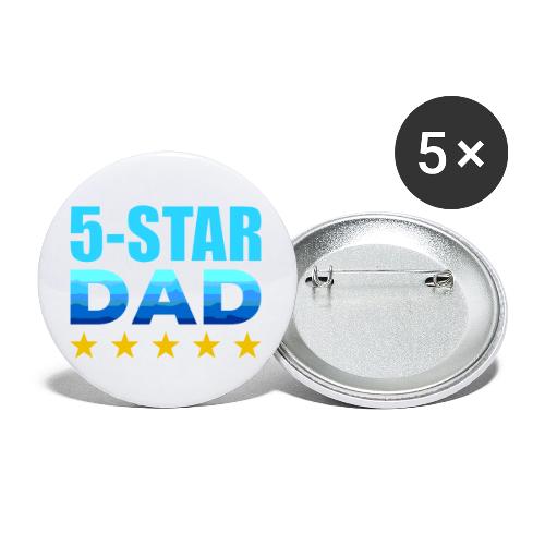 Five Stars Dad - Buttons small 1'' (5-pack)