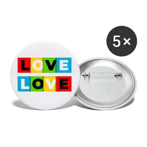 Love in Color - Buttons small 1'' (5-pack)