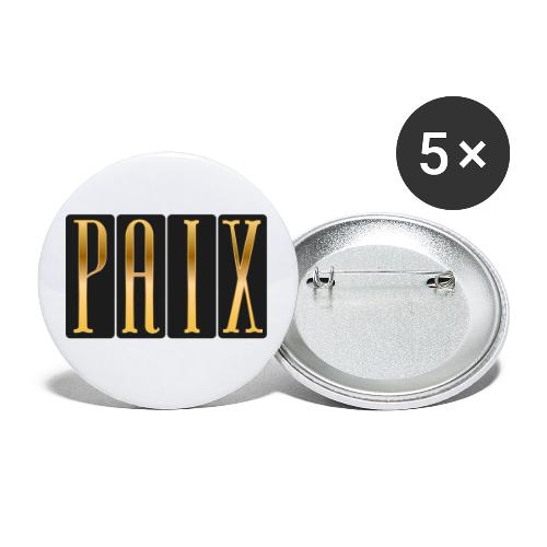 Golden Peace - Buttons small 1'' (5-pack)