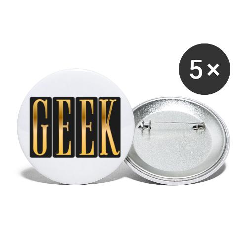 Proudly Geek - Buttons small 1'' (5-pack)