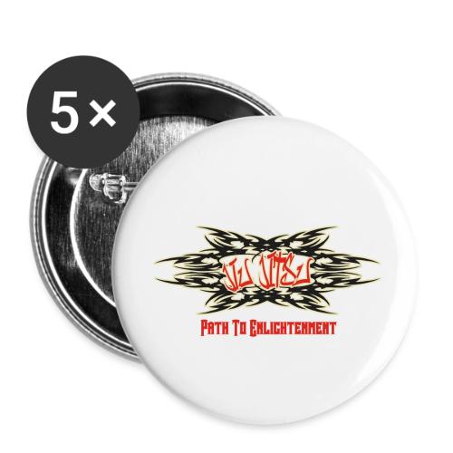 JiuJitsuPathToEnligt_wbTD - Buttons small 1'' (5-pack)