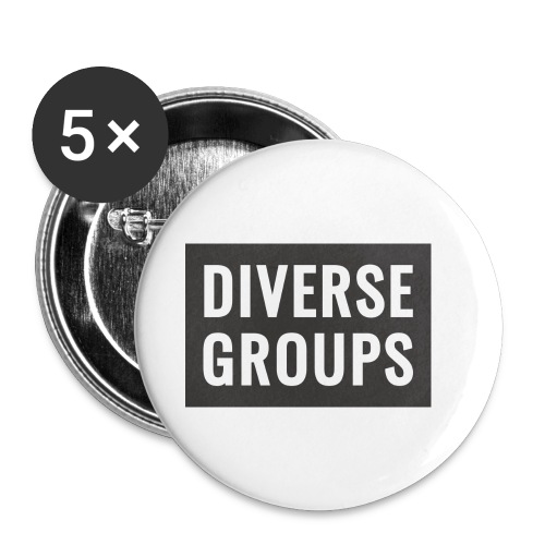 DG Logo black - Buttons small 1'' (5-pack)