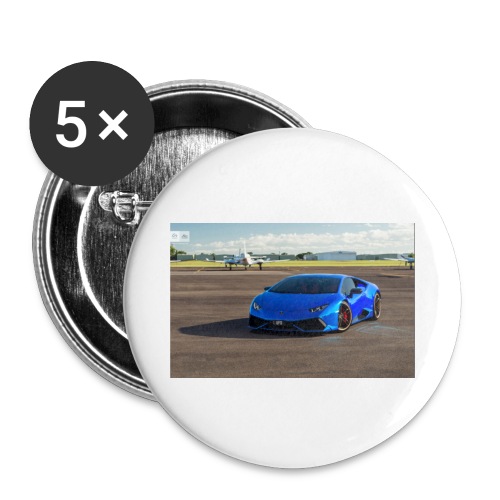 # blue Lamborghini - Buttons small 1'' (5-pack)