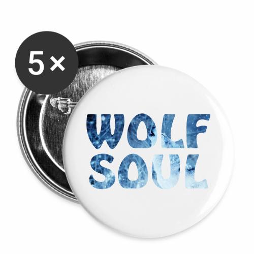 Wolf Soul - Cool Snow Wolf Souls Gift Ideas - Buttons small 1'' (5-pack)