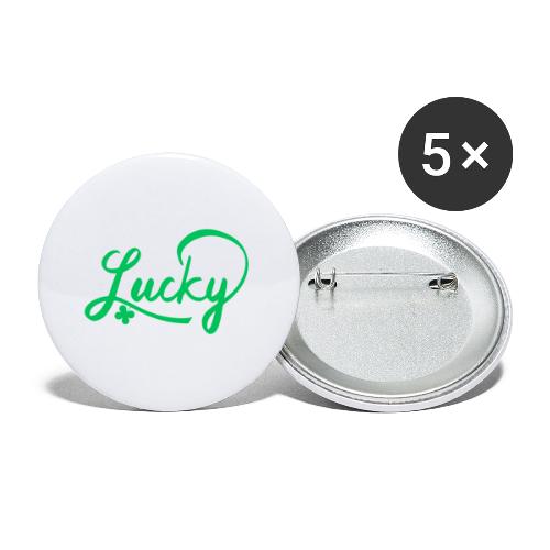 lucky four leaf - Buttons small 1'' (5-pack)
