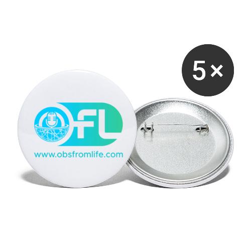 Observations from Life Logo with Web Address - Buttons small 1'' (5-pack)