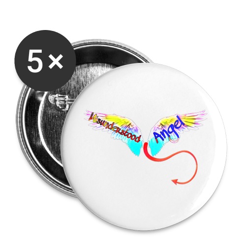 Misunderstood Angel (Angel Wings) - Buttons small 1'' (5-pack)