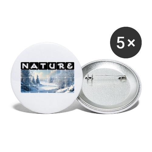 Nature: Frozen Horizon - Buttons small 1'' (5-pack)