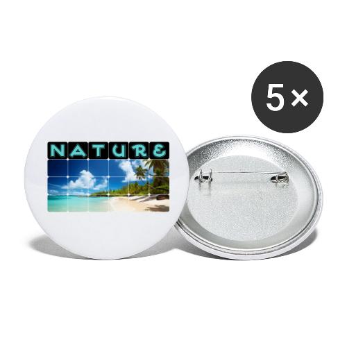 Nature: Island Bliss - Buttons small 1'' (5-pack)