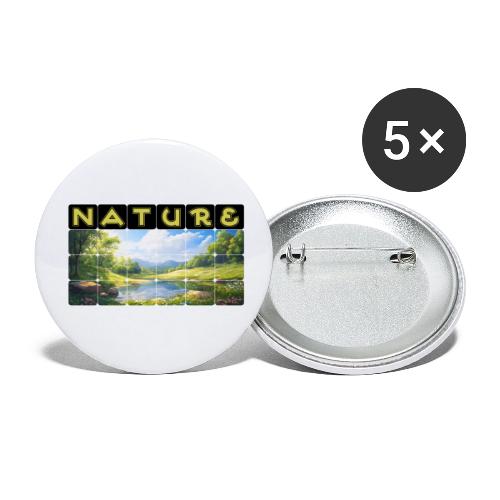 Nature: Springtime Serenity - Buttons small 1'' (5-pack)