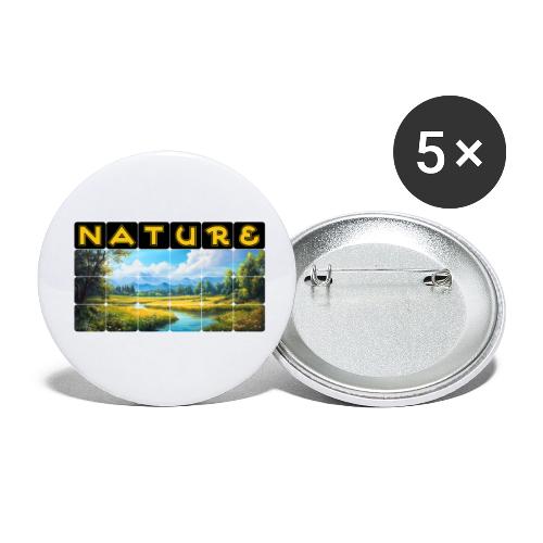 Nature: Season of Bloom - Buttons small 1'' (5-pack)