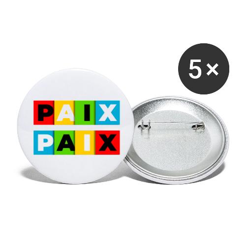 Peace in Colour - Buttons small 1'' (5-pack)