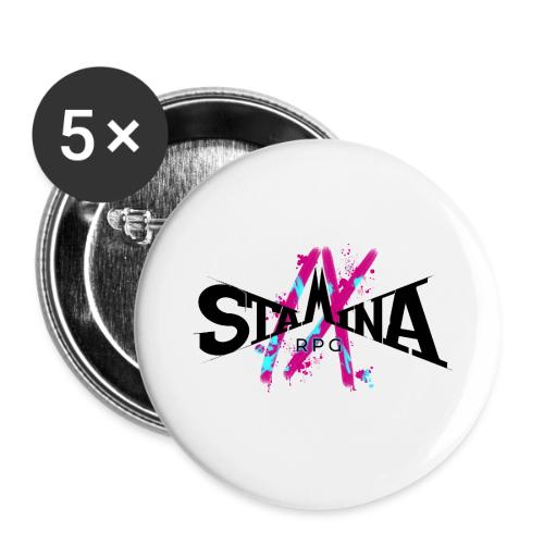 SRPG9 (Black Text) - Buttons small 1'' (5-pack)