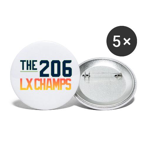 THE | 206 - Hometown Heroes Wear - Washington Styl - Buttons small 1'' (5-pack)