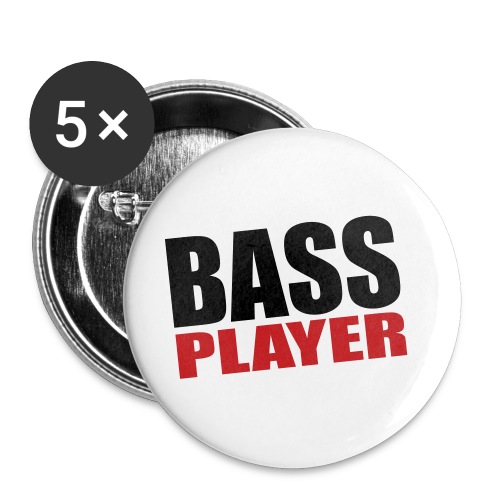 Bass Player - Buttons small 1'' (5-pack)