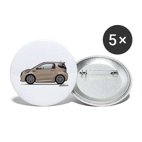 AM Cygnet Blonde Metallic Micro Car - Buttons small 1'' (5-pack)