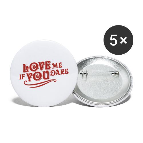 Love - Buttons small 1'' (5-pack)