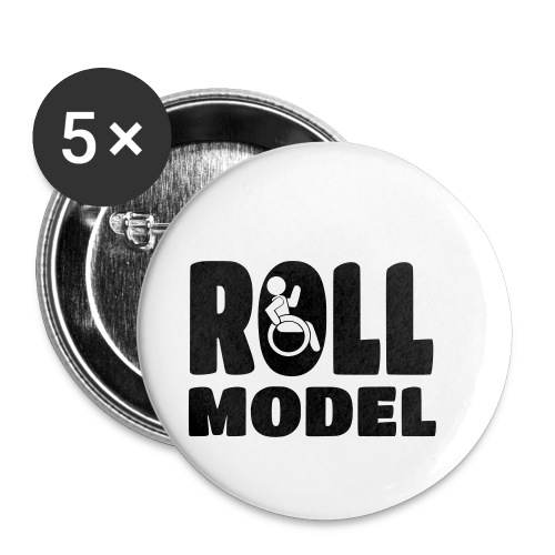 Wheelchair Roll model - Buttons small 1'' (5-pack)