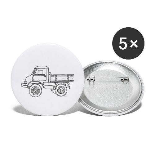 Off-road truck, transporter - Buttons small 1'' (5-pack)