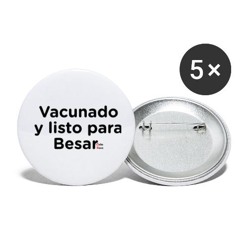 Vacunado y listo para Besar - Buttons small 1'' (5-pack)