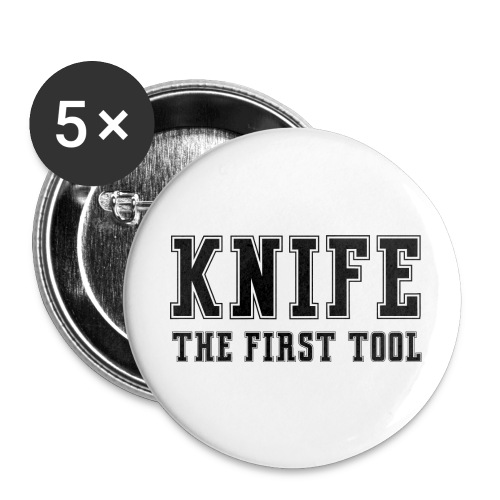 Knife The First Tool - Buttons small 1'' (5-pack)