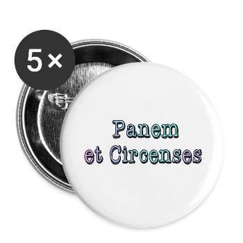 Bread and Circuses - Buttons small 1'' (5-pack) - white