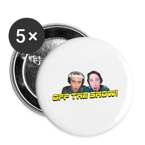 OFF THE SHOW! (horizontal, with glow) - Buttons small 1'' (5-pack)