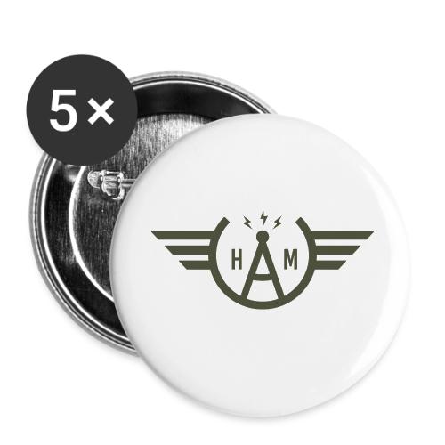 Doug's Ham Radio Winged Emblem - AB5FG - Buttons small 1'' (5-pack)