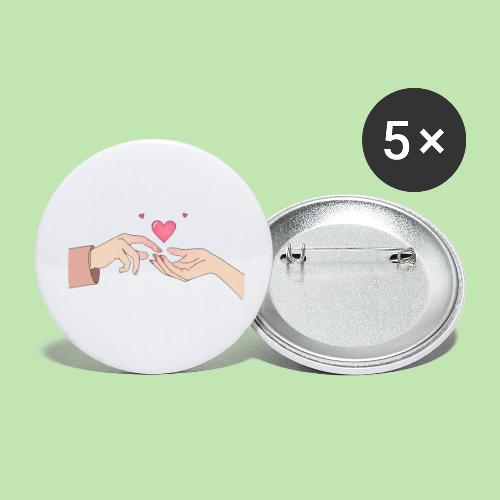Valentine’s Touch - Buttons small 1'' (5-pack)