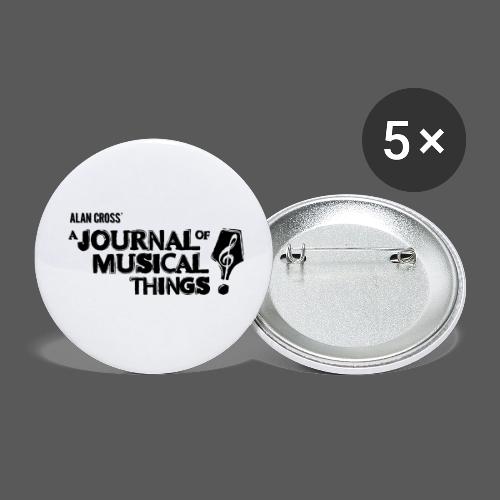 Alan Cross' A Journal of Musical Things - Buttons small 1'' (5-pack)