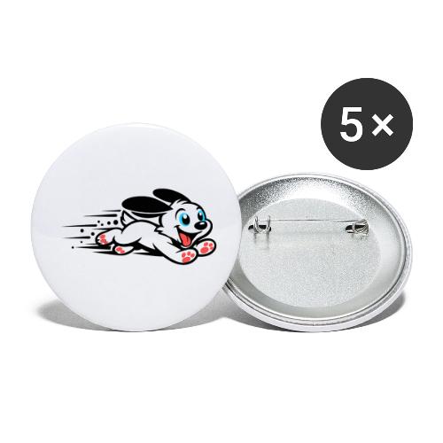 Speedy Pup Sprint on the Run - Buttons small 1'' (5-pack)