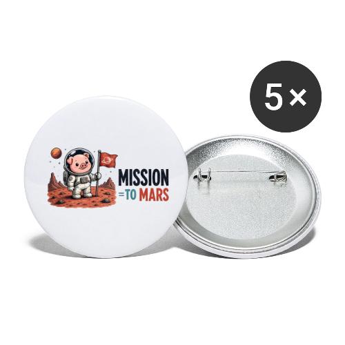 Mission To Mars Space Pig - Buttons small 1'' (5-pack)