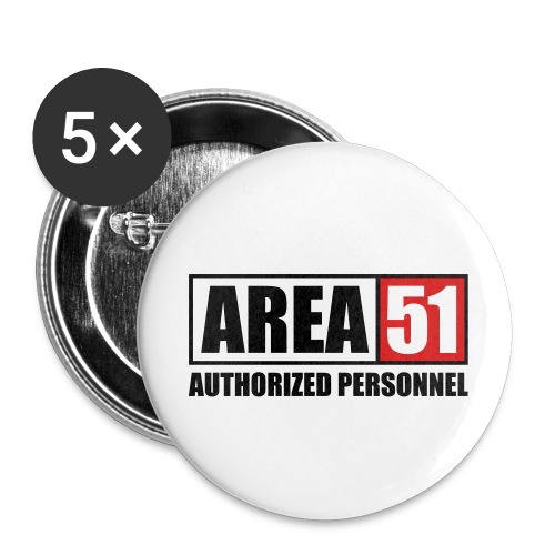 AREA 51 - Authorized - Buttons small 1'' (5-pack)