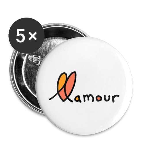 llamour logo - Buttons small 1'' (5-pack)