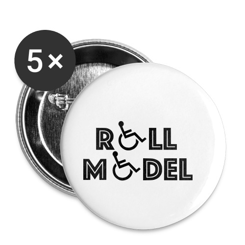 Every wheelchair users is a Roll Model - Buttons small 1'' (5-pack)
