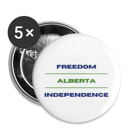 ALBERTA INDEPENDENCE - Buttons small 1'' (5-pack)