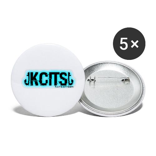 Kcits.stream Basic Logo - Buttons small 1'' (5-pack)