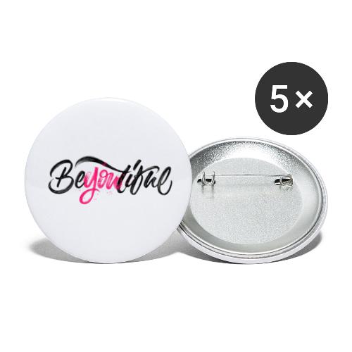 Beautiful T-shirt - Buttons small 1'' (5-pack)