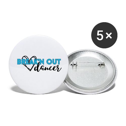 dancer logo - Buttons small 1'' (5-pack)