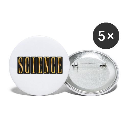 Science: Think. Test. Repeat. - Buttons small 1'' (5-pack)