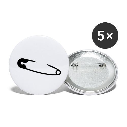 Safety Pin - Buttons small 1'' (5-pack)