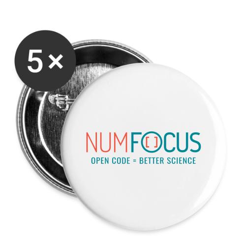 NumFOCUS Official Logo - Buttons small 1'' (5-pack)