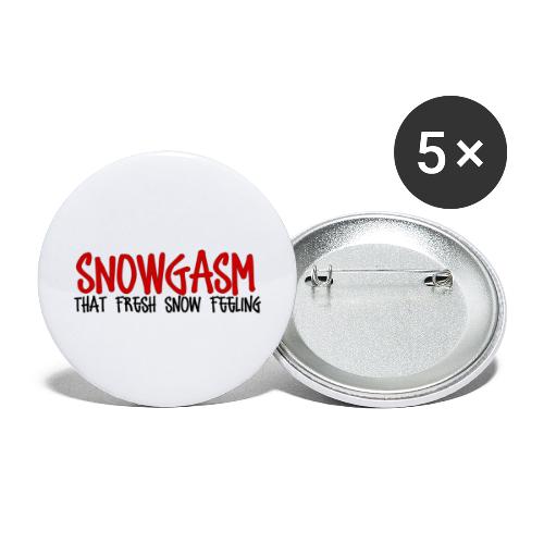 Snowgasm - Buttons small 1'' (5-pack)