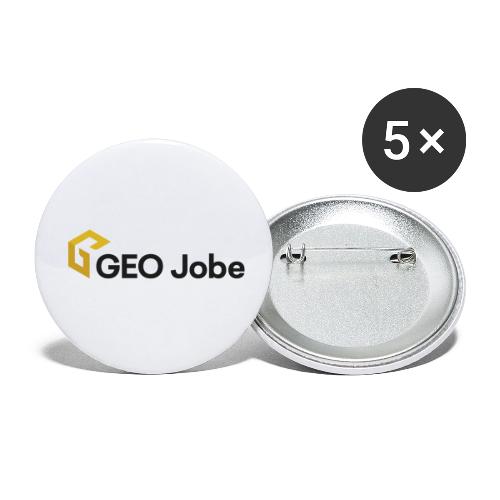 GEO Jobe Logo 2024 Final darkgray - Buttons small 1'' (5-pack)