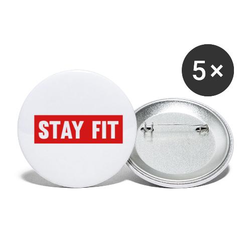 Stay Fit - Buttons small 1'' (5-pack)