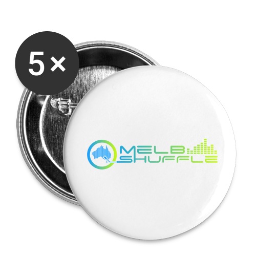 Melbshuffle Gradient Logo - Buttons small 1'' (5-pack)