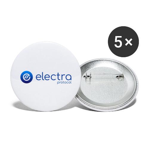Electra Protocol Blue Logo - Buttons small 1'' (5-pack)
