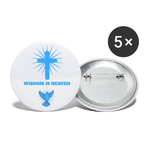 Wisdom Is Heaven - Buttons small 1'' (5-pack)